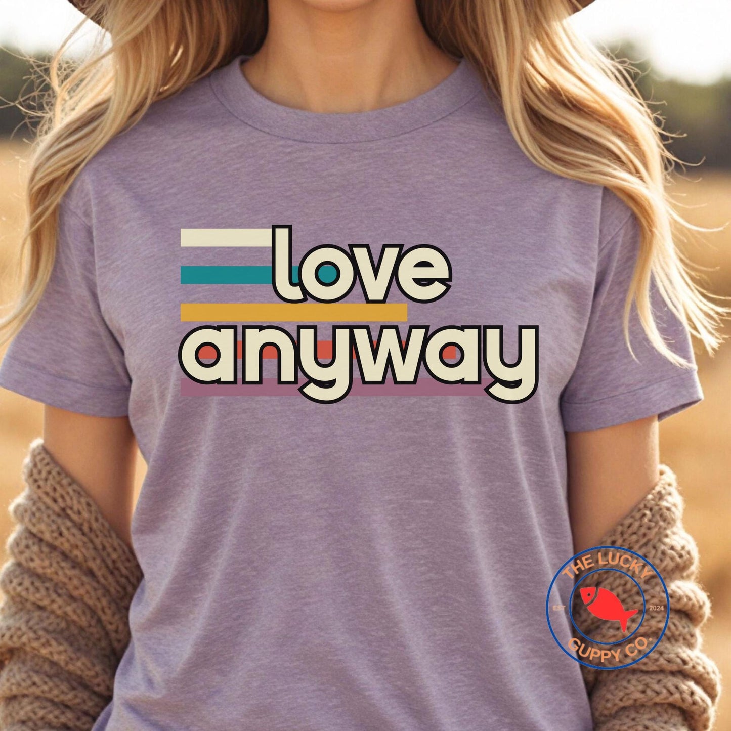 Love Anyway Retro Progressive Unisex T-Shirt