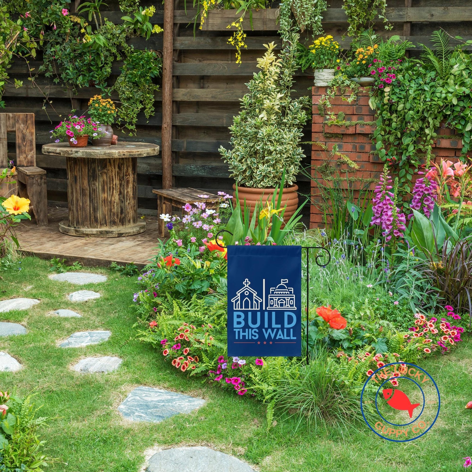 separation of church and state, church and state wall, build this wall decal, keep your laws off my body, pro roe yard sign,defend democracy