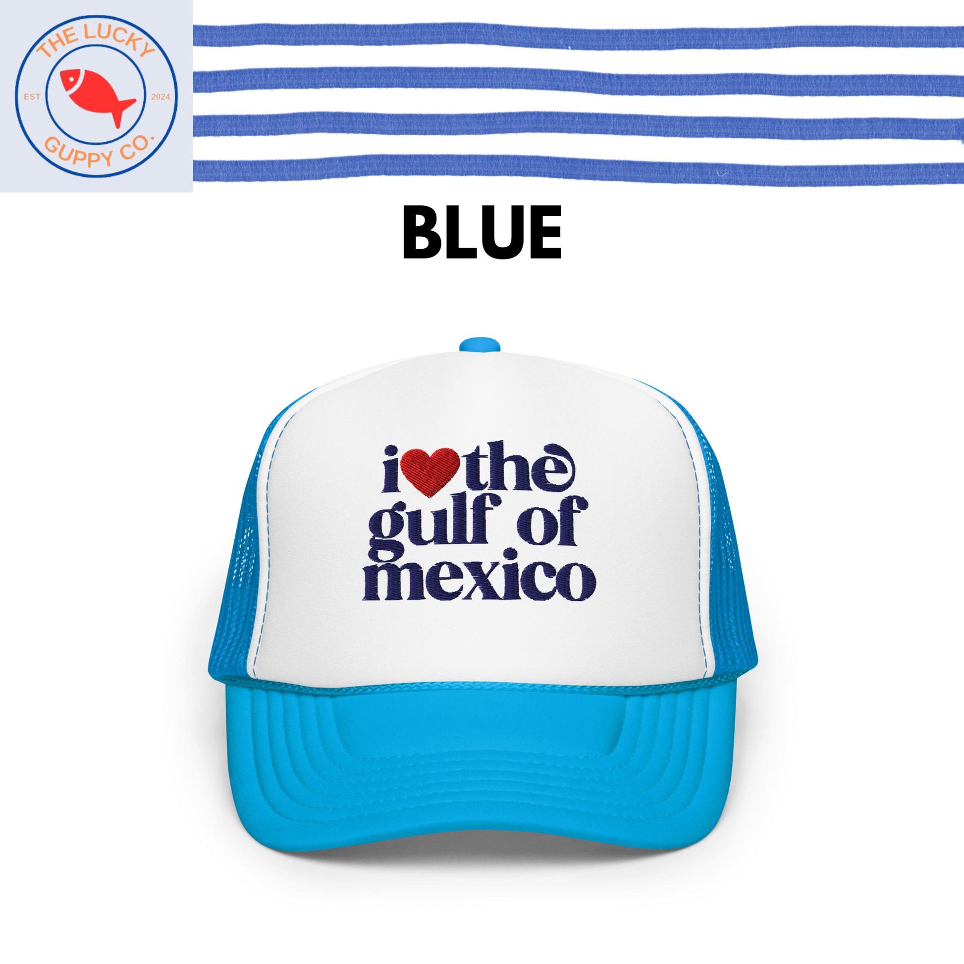 I love the Gulf of Mexico trucker hat, proud democrat hat, anti trump hat, you're in a cult, is he dead yet, FDT hat, I dissent ball cap