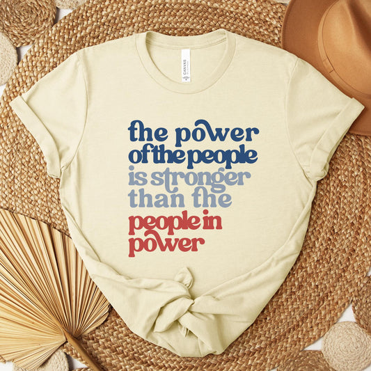 the power of the people is stronger, defend democracy crewneck, anti trump shirt, Gulf of Mexico shirt, save our national parks, FDT shirt