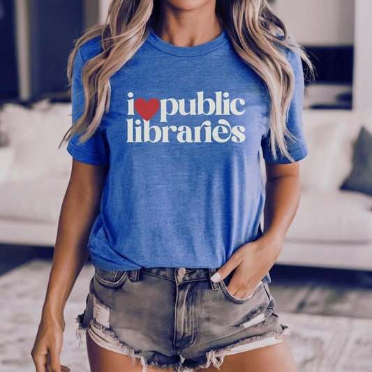 I love public libraries tshirt, support public libraries, ban assault rifles not books, bans off our books, ban ignorance not books, freadom