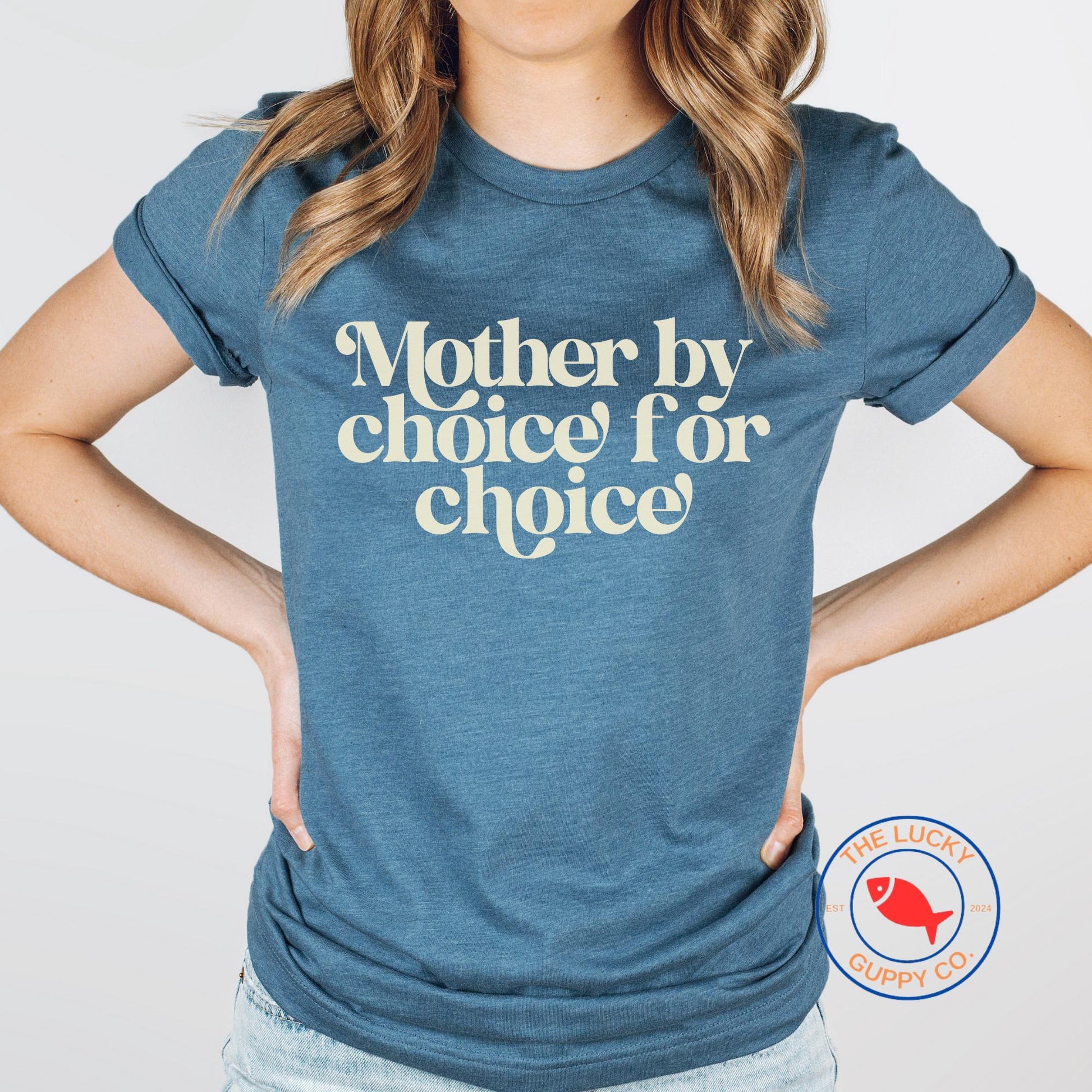mother by choice for choice retro liberal tshirt, radical feminism shirt, support womens rights because of mens wrongs, pro choice tshirt