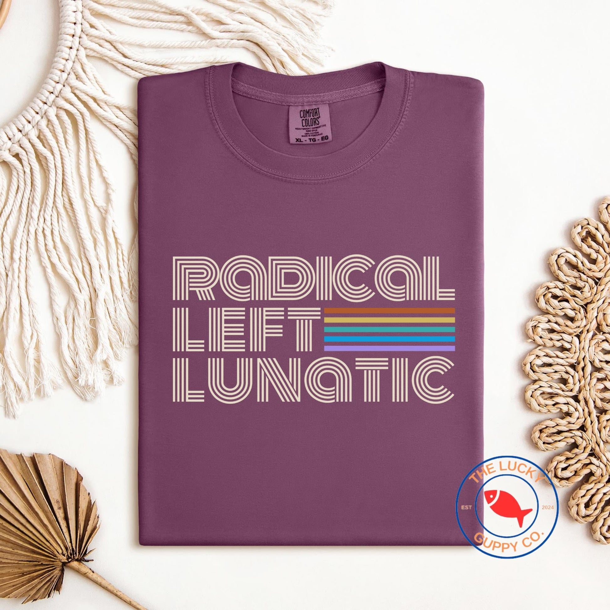 radical left lunatic unisex comfort colors tshirt, radical empathy is the future, make empathy great again, bleeding heart liberal shirt