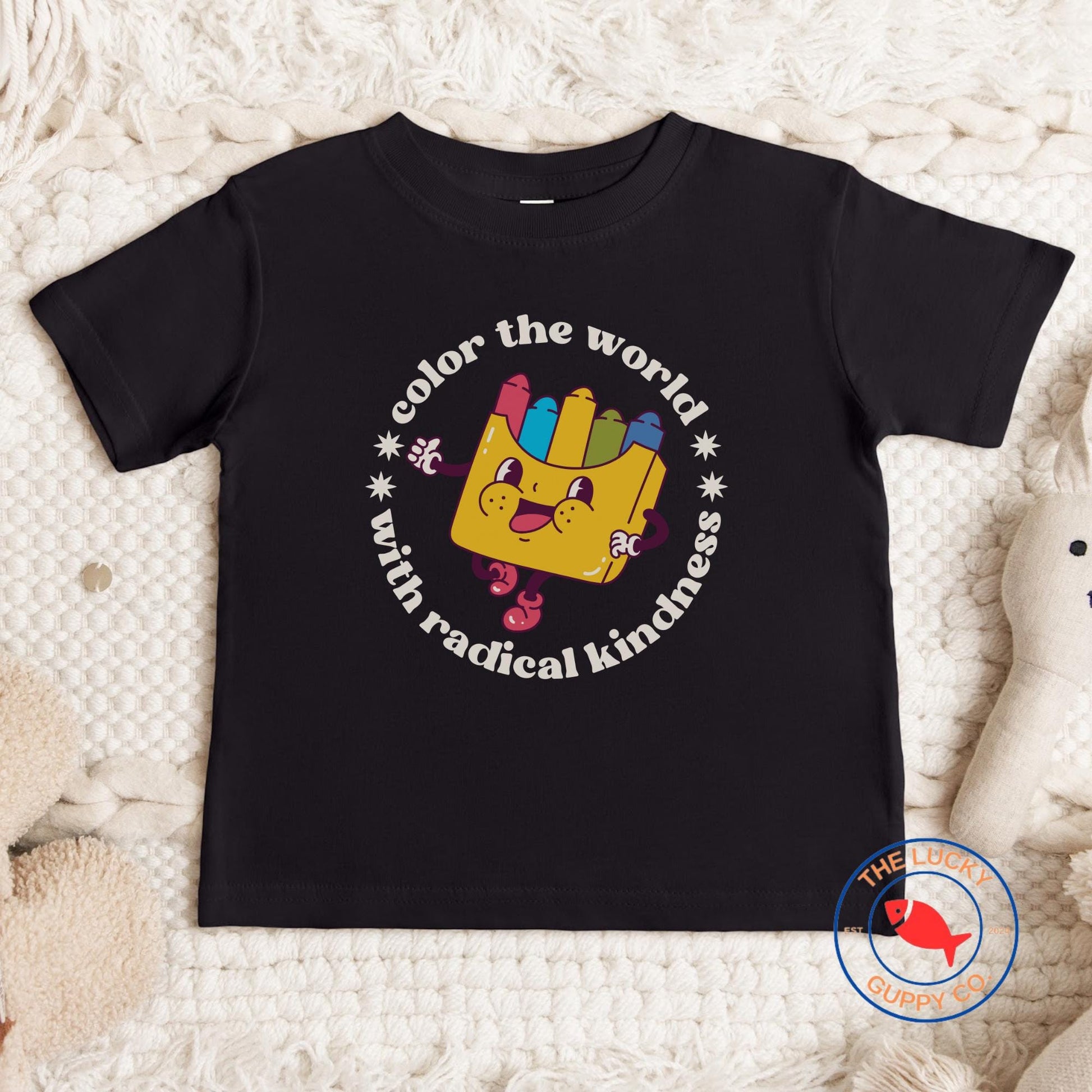 color the world with radical kindness toddler tshirt, make empathy great again, love is love is love, raise them kind, one human family tee