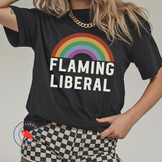 flaming liberal af shirt rainbow unisex, radical feminst shirt, be glad we want equality and not revenge crewneck, gay the pray away shirt