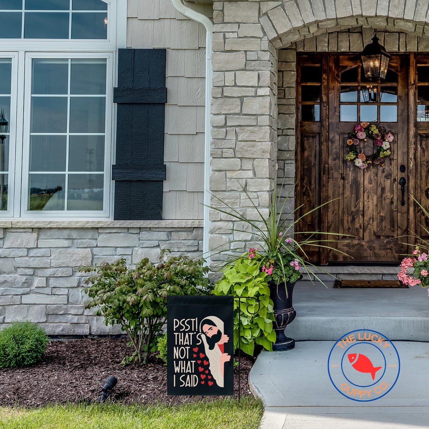 Pssst That's Not What I Said Liberal Jesus Flag