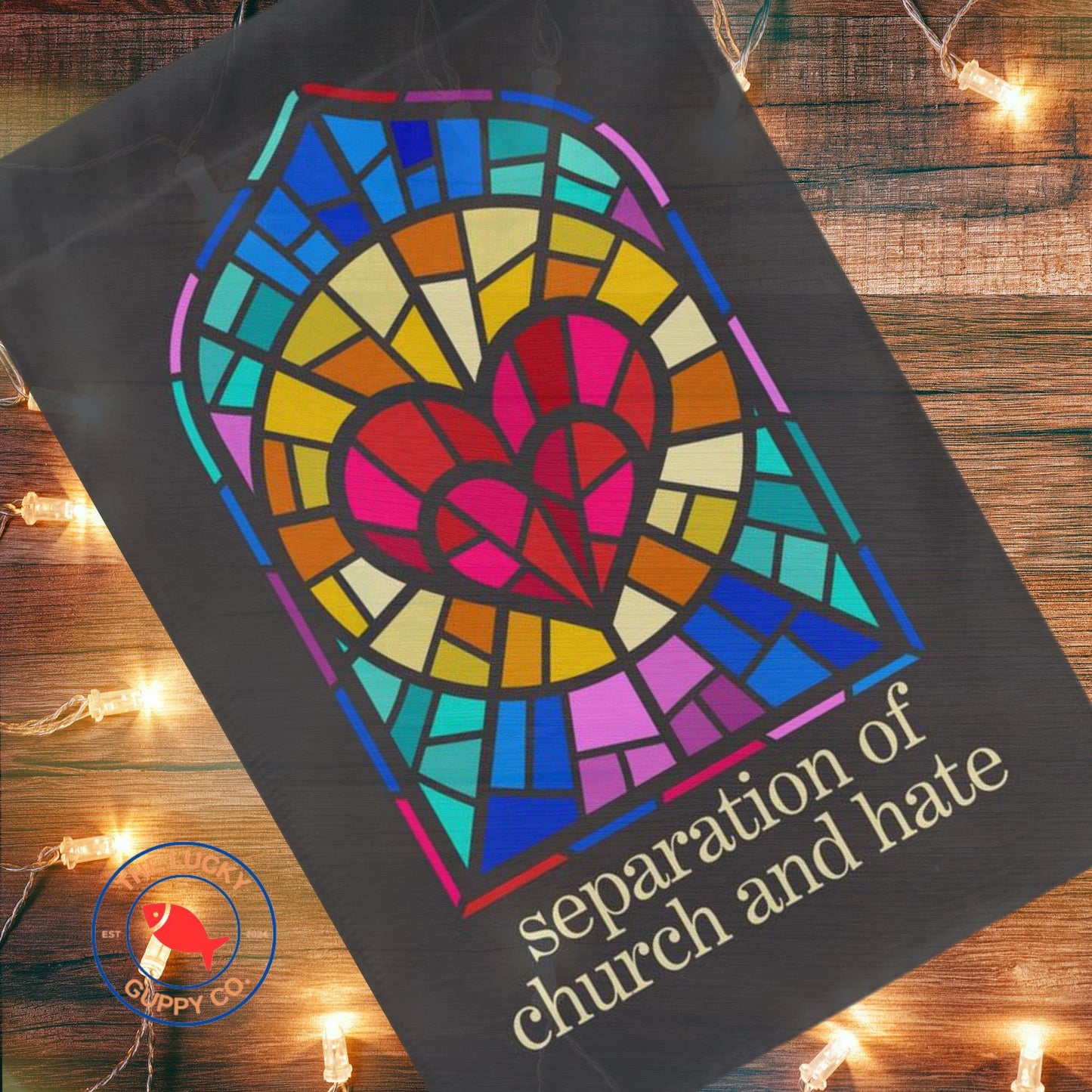 Separation of Church and Hate Heart Flag