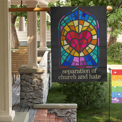 Separation of Church and Hate Heart Flag
