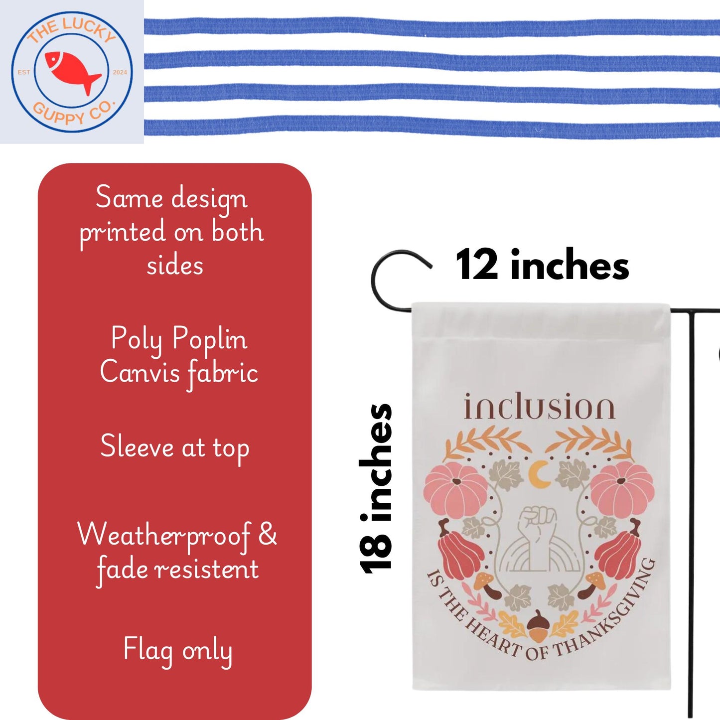 Inclusion Equality Thanksgiving house flag, defend equality, happy thanksgiving flag, thanksgiving flag pendent, spooky nights equal rights