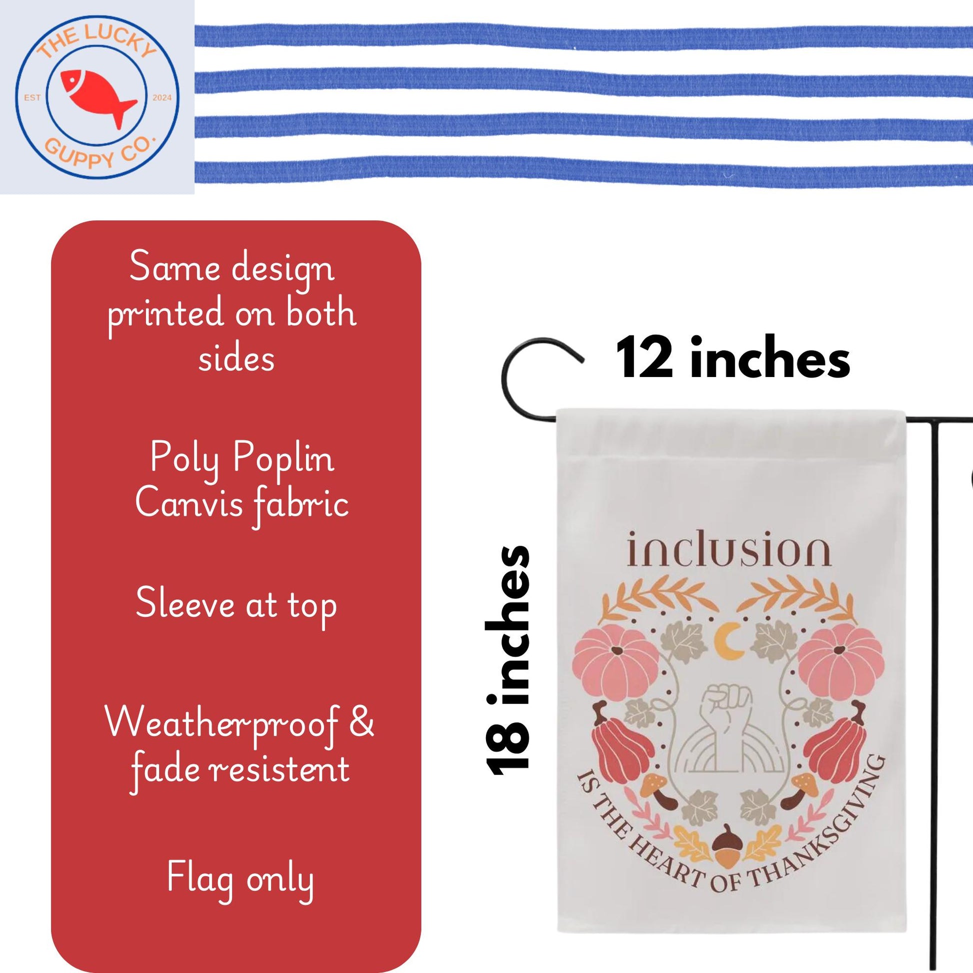 Inclusion Equality Thanksgiving house flag, defend equality, happy thanksgiving flag, thanksgiving flag pendent, spooky nights equal rights