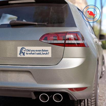 omg guys that's not what I said, Jesus was woke, Jesus was liberal sticker, progressive christian gift, liberal bumper sticker, FDT sticker