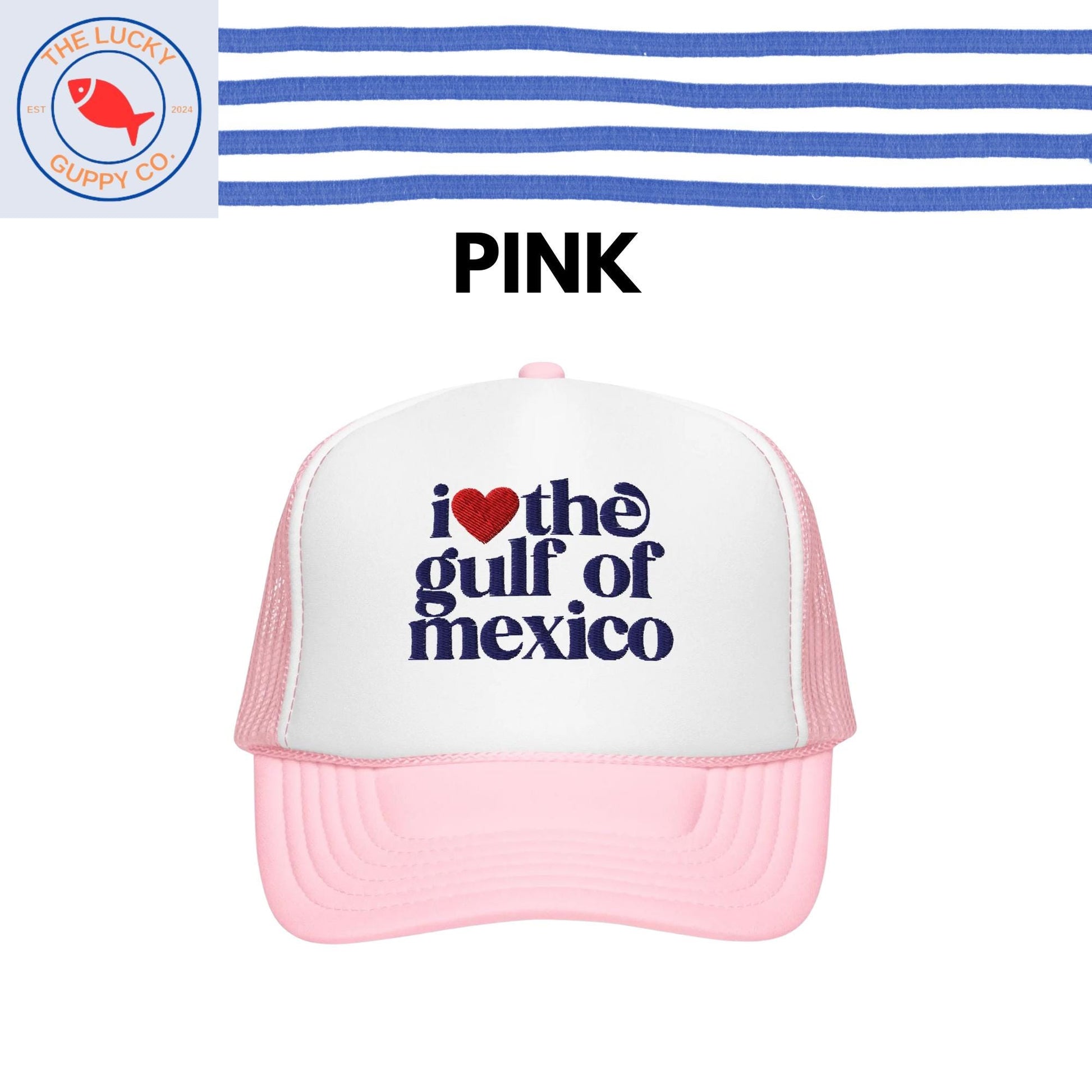I love the Gulf of Mexico trucker hat, proud democrat hat, anti trump hat, you're in a cult, is he dead yet, FDT hat, I dissent ball cap