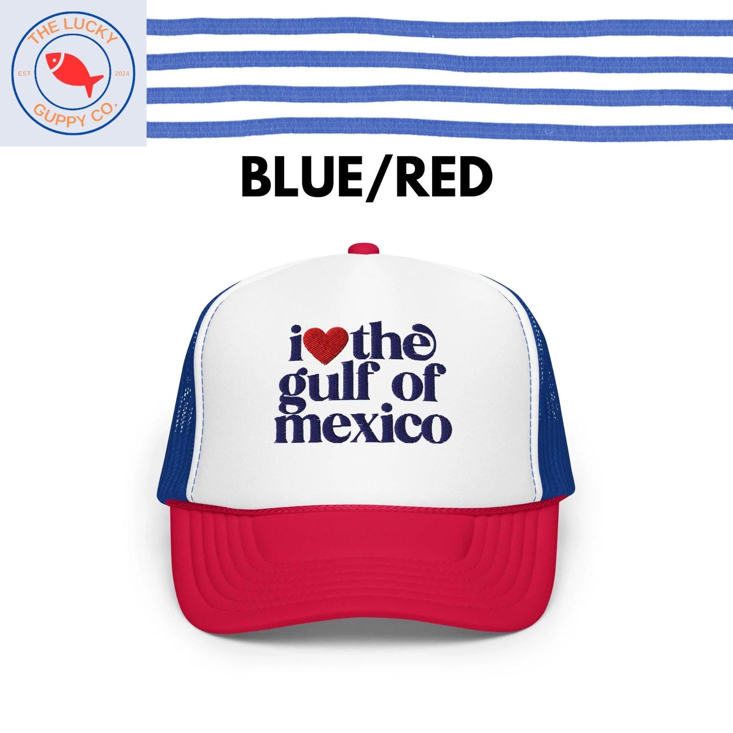I love the Gulf of Mexico trucker hat, proud democrat hat, anti trump hat, you're in a cult, is he dead yet, FDT hat, I dissent ball cap