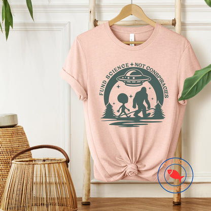 fund science not conspiracies tshirt, trust science not morons tshirt, support NIH, vaccines cause adults, healthcare is a human right