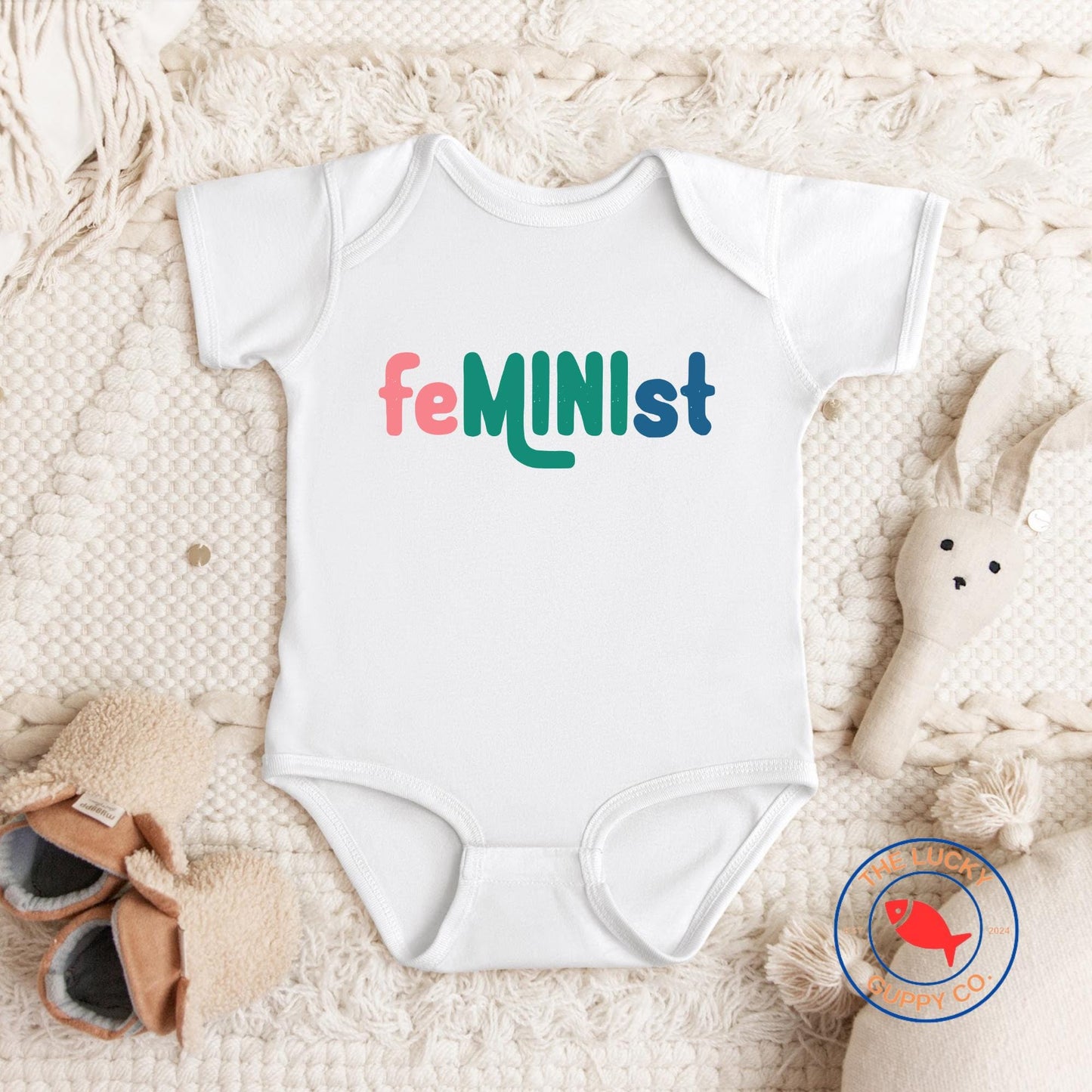 feminist baby onesie(R), pee on the patriarchy, ruth sent me, tiny feminist tshirt, first edition baby bodysuit, who runs the world tee