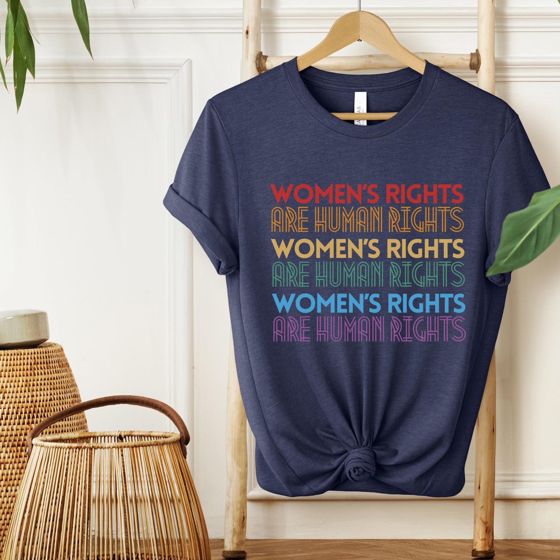 womens rights are human rights rainbow tshirt, support womens rights and wrongs, abortion is healthcare, bans off our bodies, feminist shirt