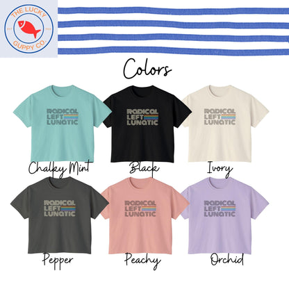 radical left lunatic womens boxy tshirt, radical empathy is the future, make empathy great again, bleeding heart liberal shirt, anti trump