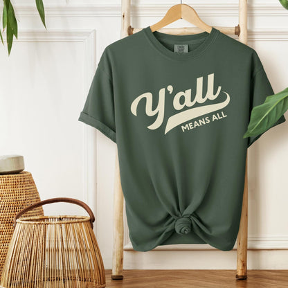 y'all means all tshirt, blue dot red state sign, southern liberal tshirt, Jesus was woke, Jesus was liberal tshirt, everyone is welcome here