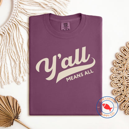 y'all means all tshirt, blue dot red state sign, southern liberal tshirt, Jesus was woke, Jesus was liberal tshirt, everyone is welcome here