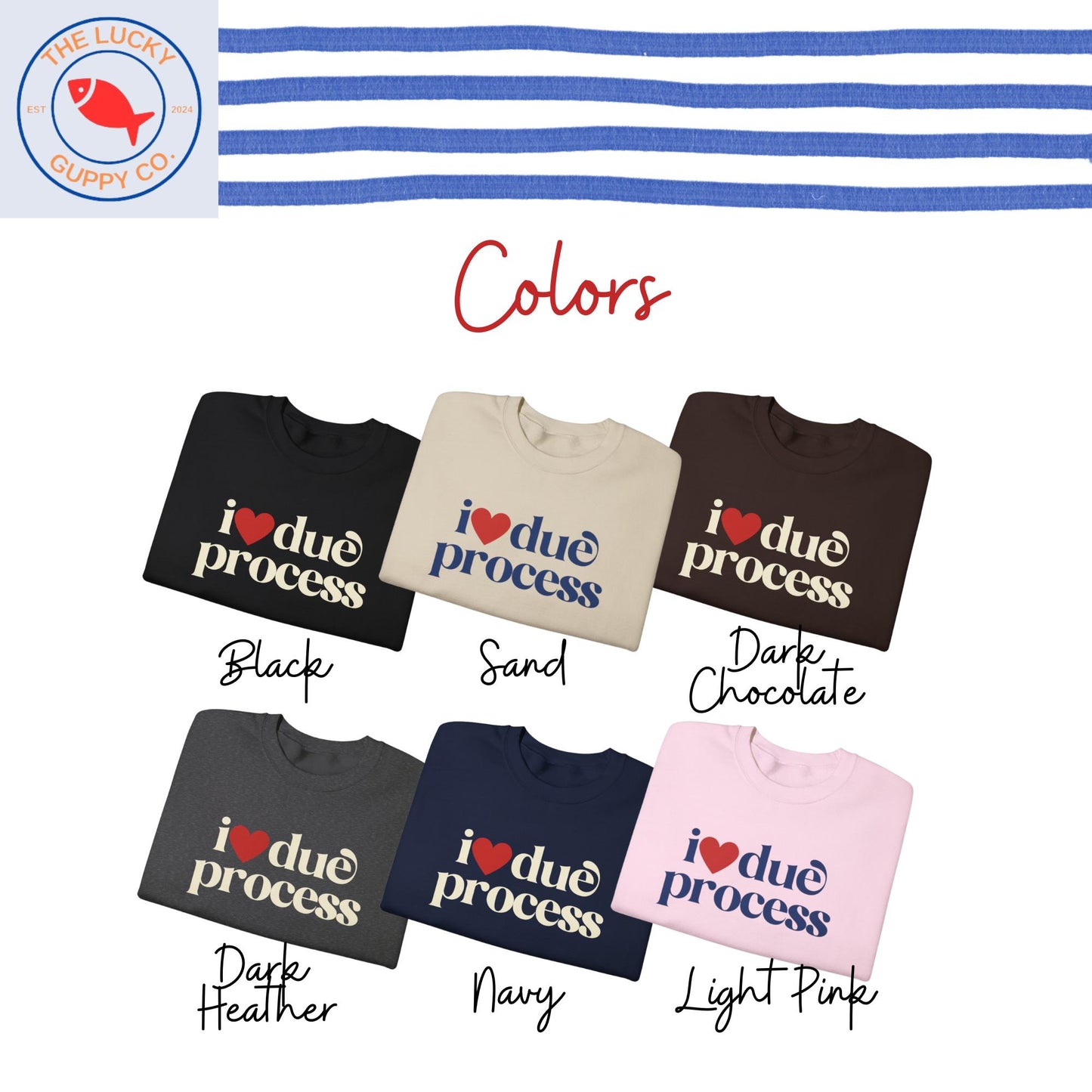 I Love Due Process Sweatshirt