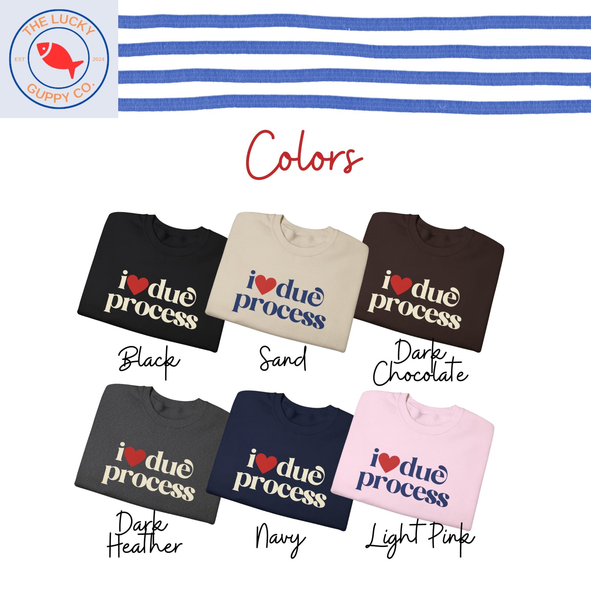 I Love Due Process Sweatshirt