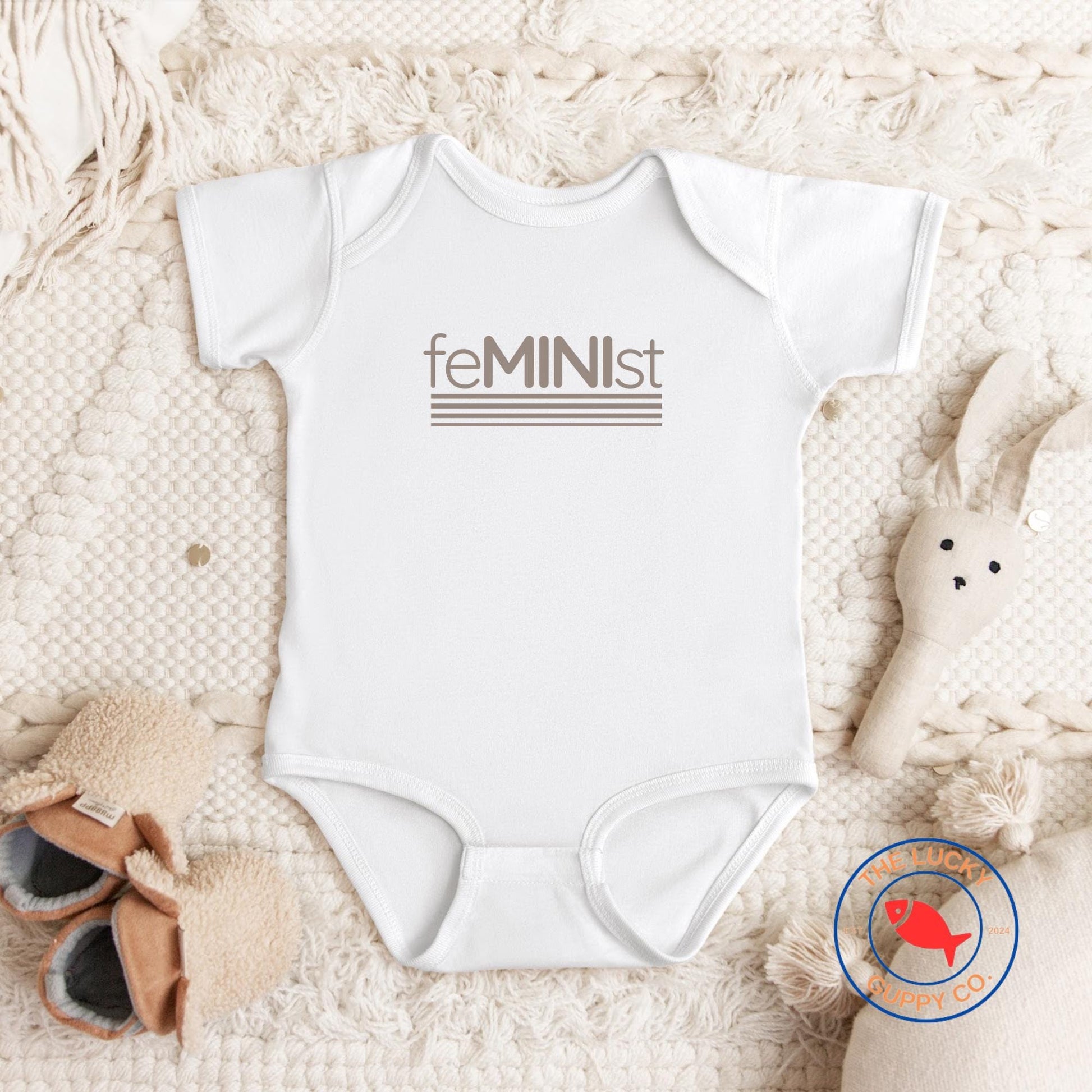 mini feminist youth tshirt, feral and headstrong generation, future voter onesie, liberal youth shirt, pee on the patriarchy infant bodysuit