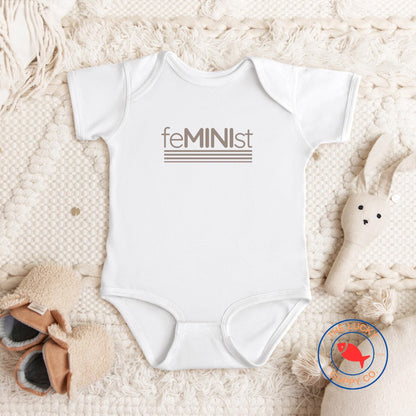 mini feminist youth tshirt, feral and headstrong generation, future voter onesie, liberal youth shirt, pee on the patriarchy infant bodysuit