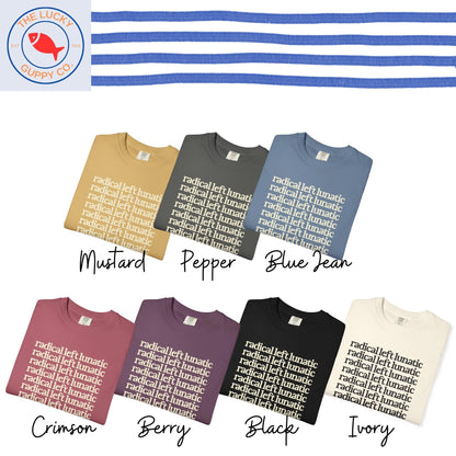 radical left lunatic unisex comfort colors tshirt, radical empathy is the future, make empathy great again, bleeding heart liberal shirt