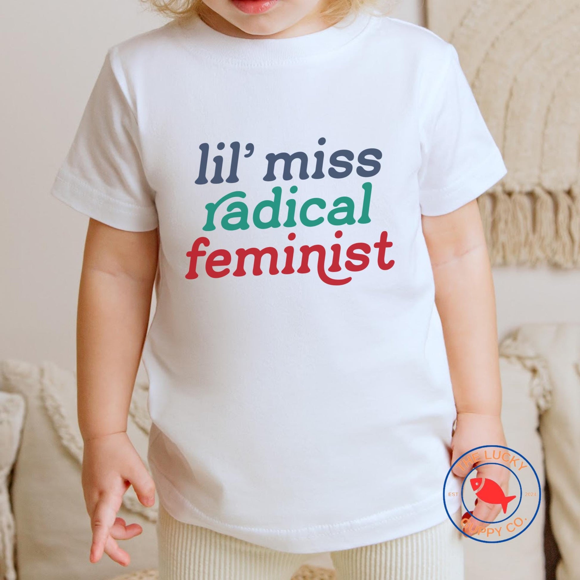 little miss radical feminist toddler tshirt, mini feminist, the future is female, fight like a girl, fragile like a bomb, who runs the world