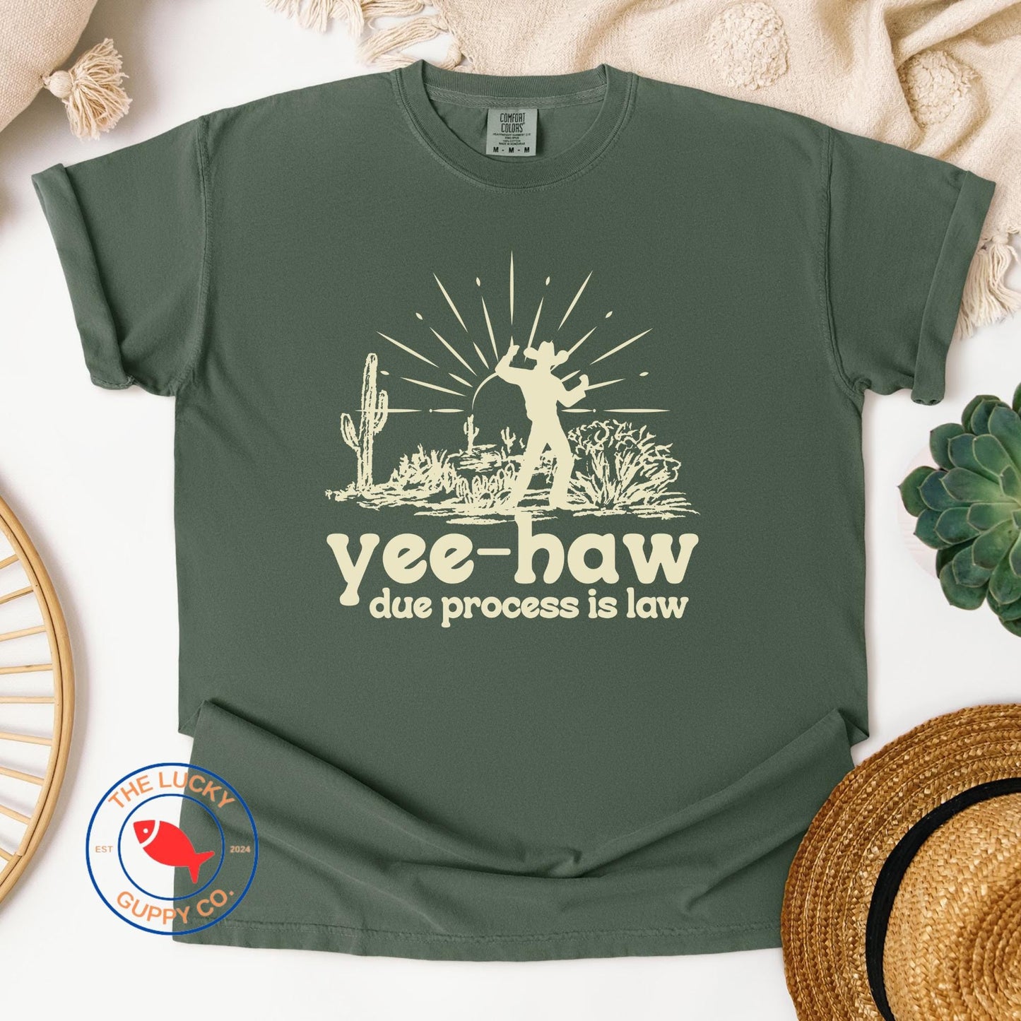 yes haw due process is law liberal cowboy unisex tshirt, make habeas corpus great again, see you in court bitch, tortured lawyers department