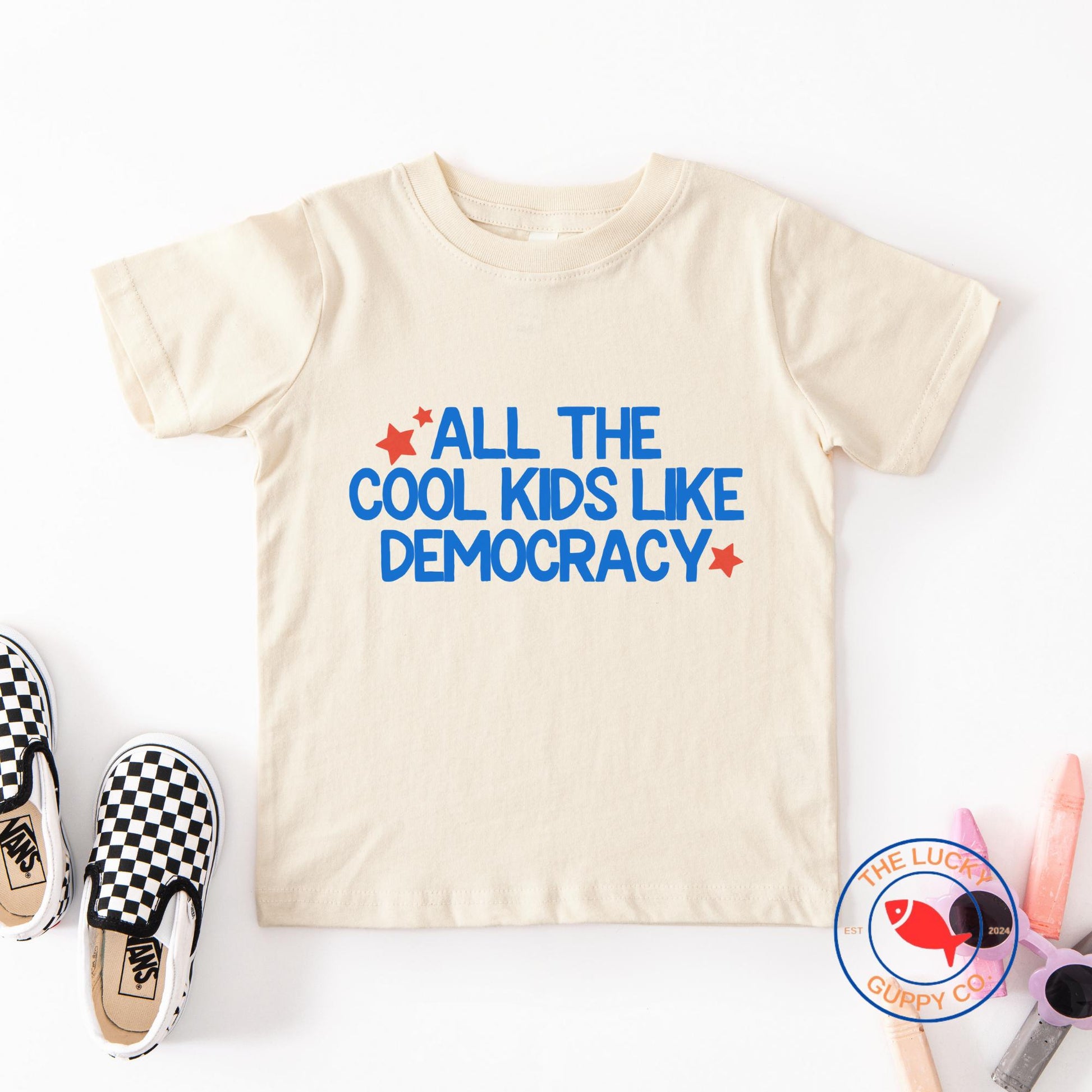 all the cool kids like democracy youth tshirt, future voter, future madam president shirt, raise them liberal, mini feminist toddler shirt