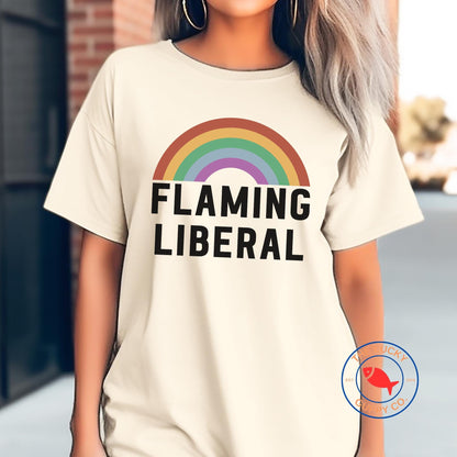 flaming liberal af shirt rainbow unisex, radical feminst shirt, be glad we want equality and not revenge crewneck, gay the pray away shirt