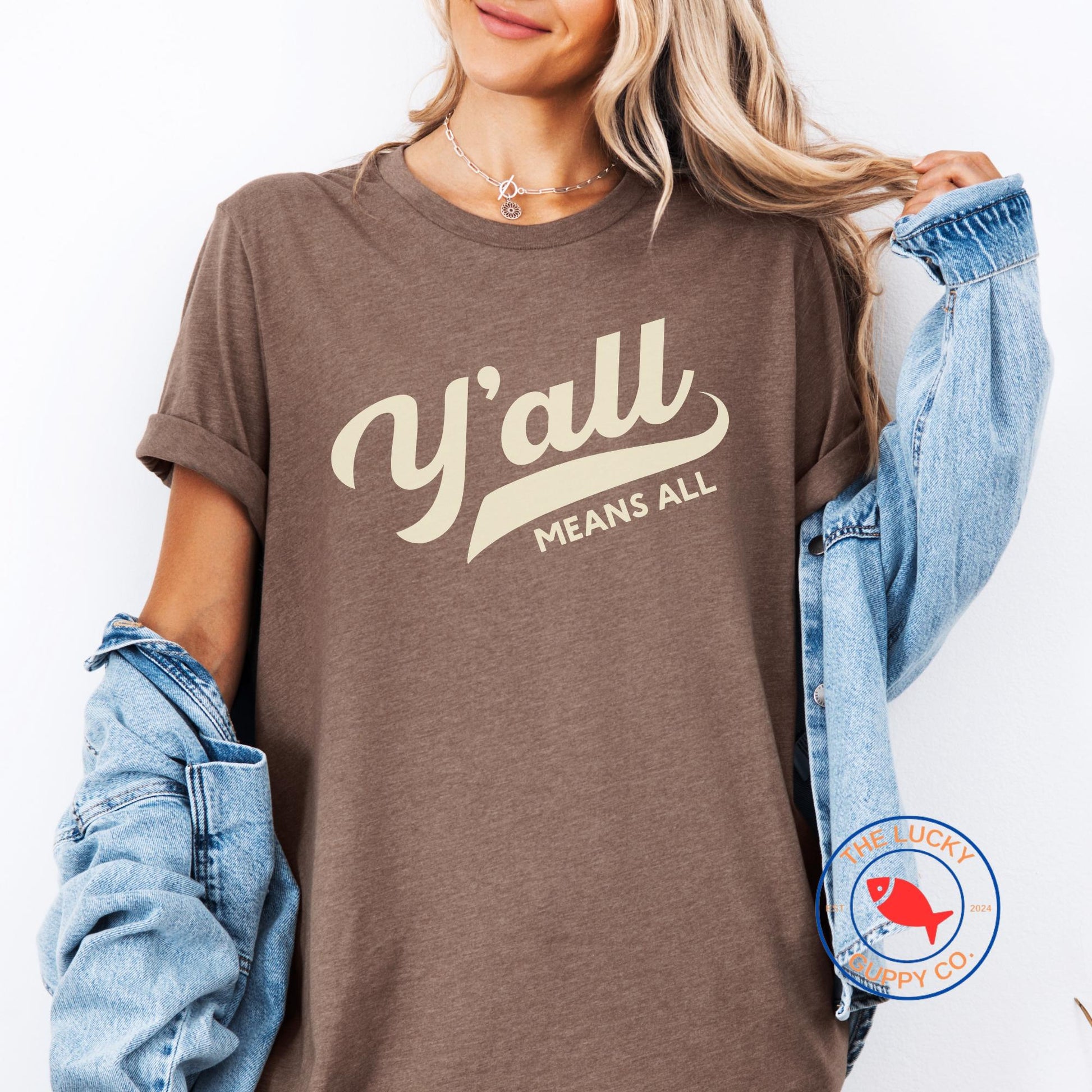 y'all means all tshirt, blue dot red state sign, southern liberal tshirt, Jesus was woke, Jesus was liberal tshirt, everyone is welcome here