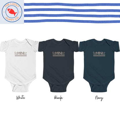 mini feminist youth tshirt, feral and headstrong generation, future voter onesie, liberal youth shirt, pee on the patriarchy infant bodysuit