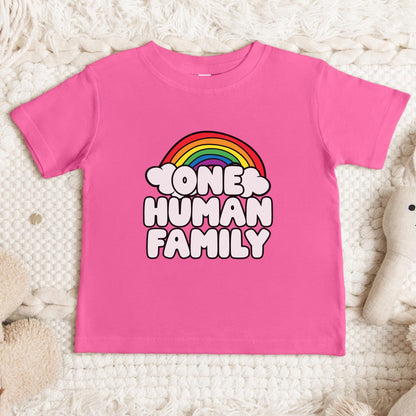 one human family toddler tshirt, support your fruity friends, raise them kind, mini feminist shirt, proud ally shirt, you are safe with me