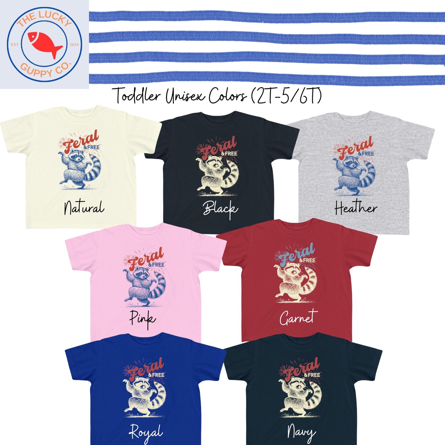 Feral and Free Liberal Kids Fourth of July Shirt, Raise Kind Humans, Cool Kids Like Democracy, Future Democrat Voter, Social Justice Kids