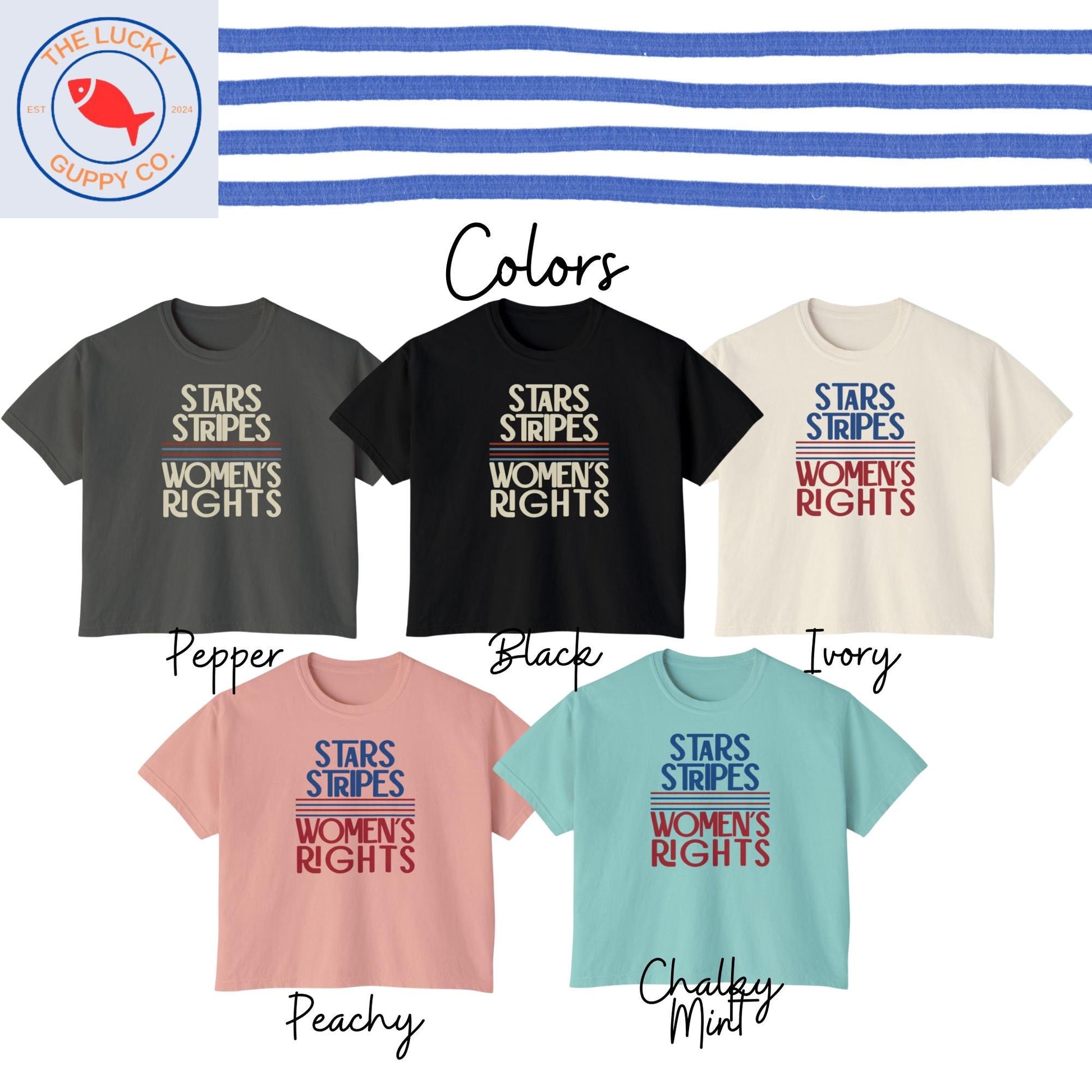 Stars Stripes Women's Rights Womens Boxy Crop TShirt, Democracy is Dying but Hey Nice Fireworks, With Liberty and Justice for All, FDT Shirt