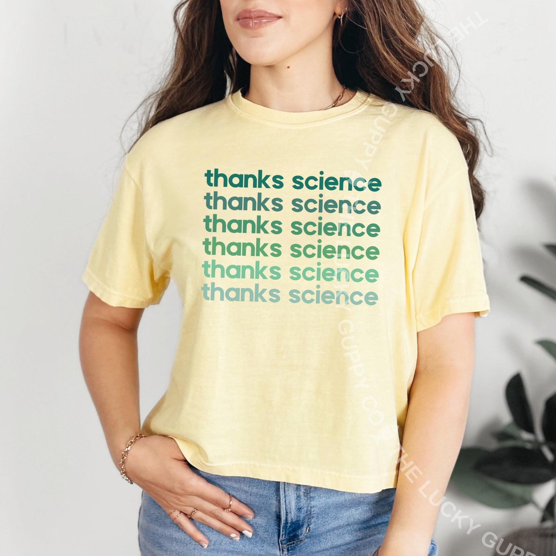 Thanks Science Womens Boxy Crop TShirt, Got Measles Me Neither, RFK Jr is a Disease, In Science We Trust, Women in Science Gift, fund NIH