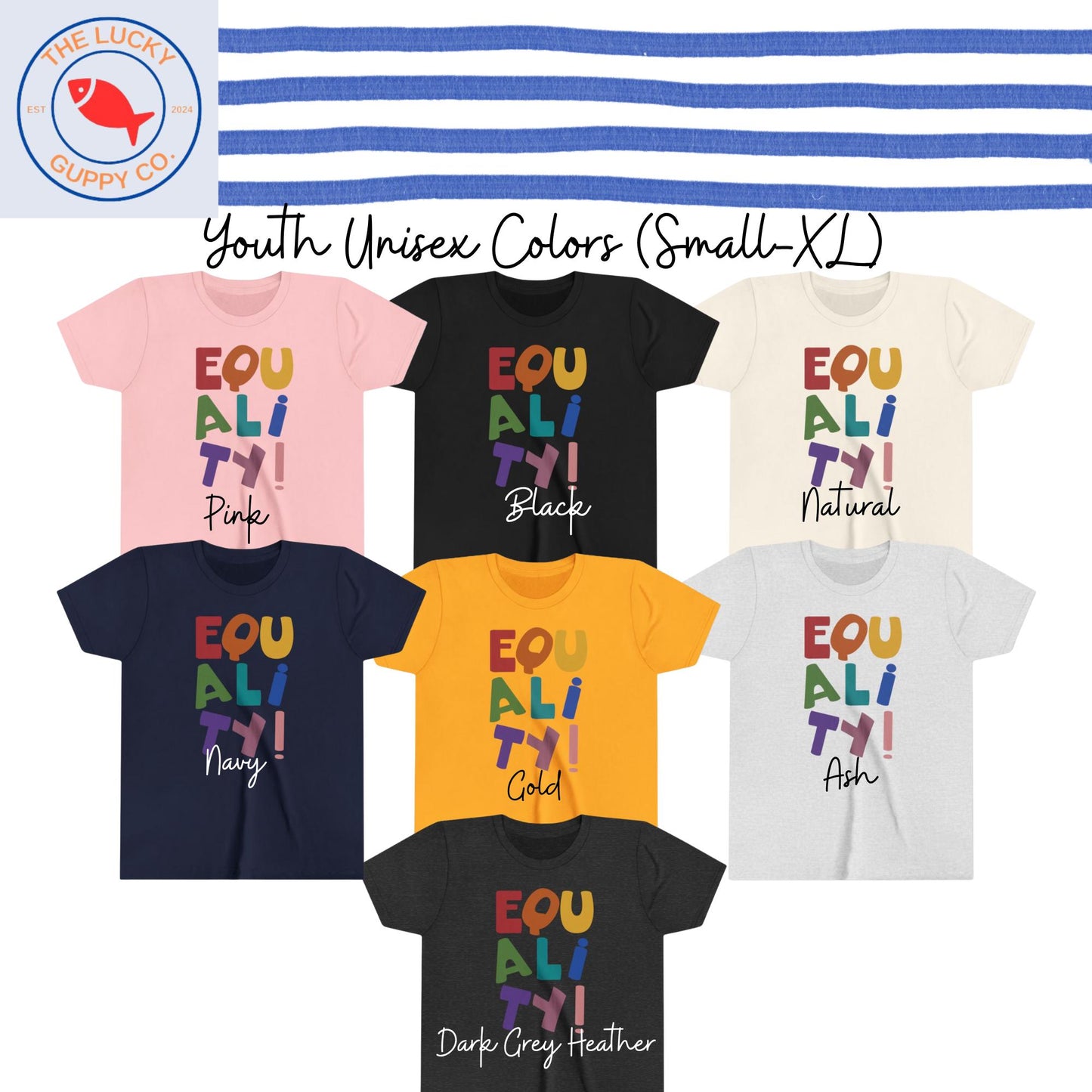 Equality Block Rainbow Youth T-Shirt, Defend Equality Shirt, Liberal Youth Clothes, Future Mrs President, Raised to Love You, Love is Love