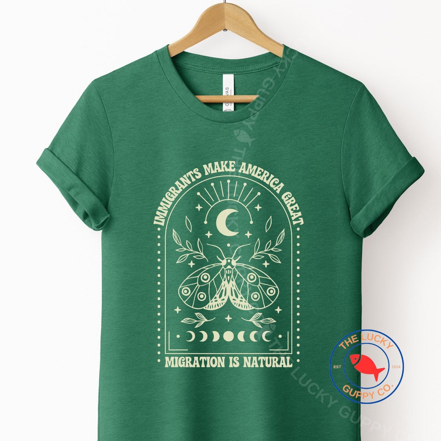 Immigrants Make America Great Unisex TShirt, Abolish ICE Shirt, Due Process is Law, Big Fan of Human Rights, No Human is Illegal Boho Shirt