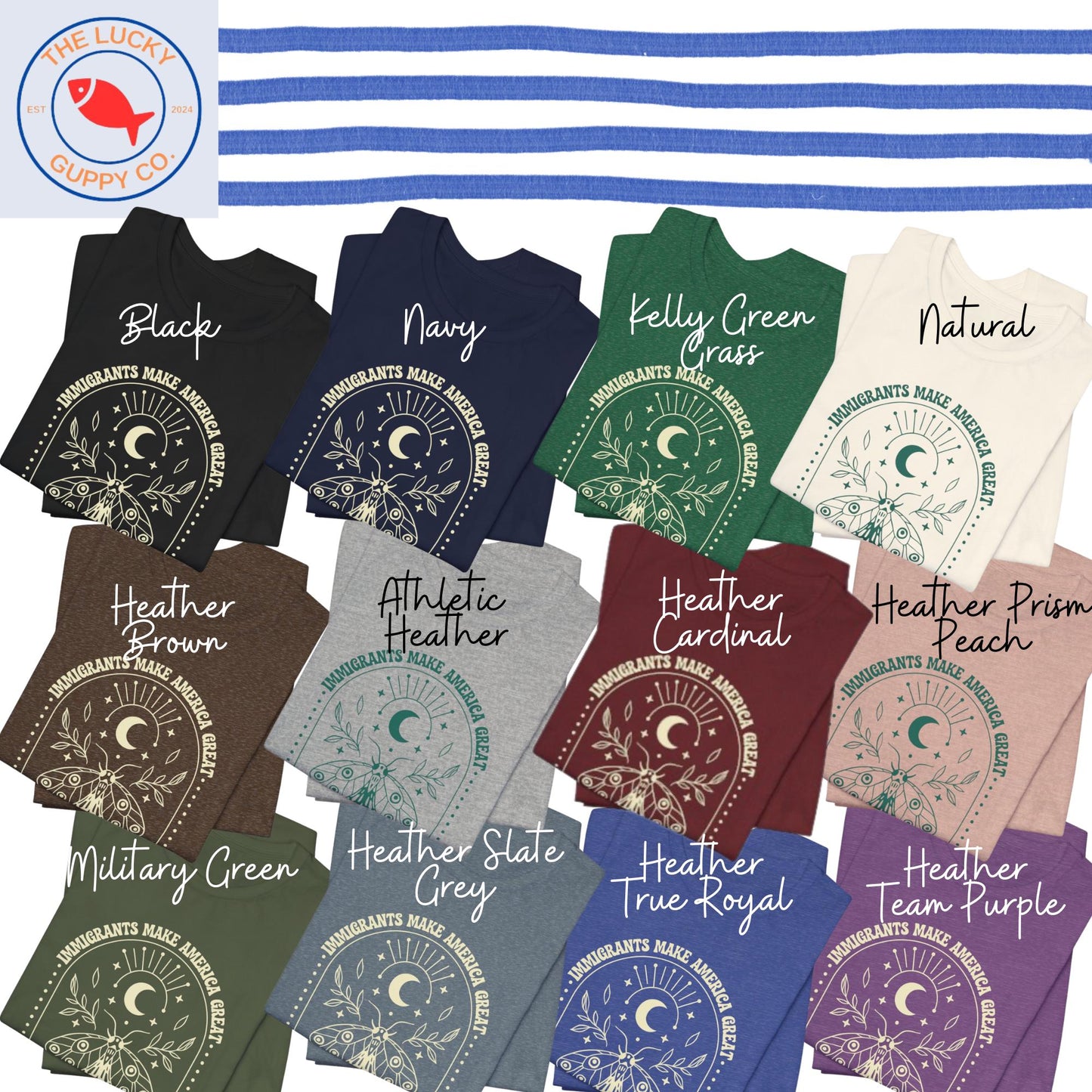 Immigrants Make America Great Unisex TShirt, Abolish ICE Shirt, Due Process is Law, Big Fan of Human Rights, No Human is Illegal Boho Shirt