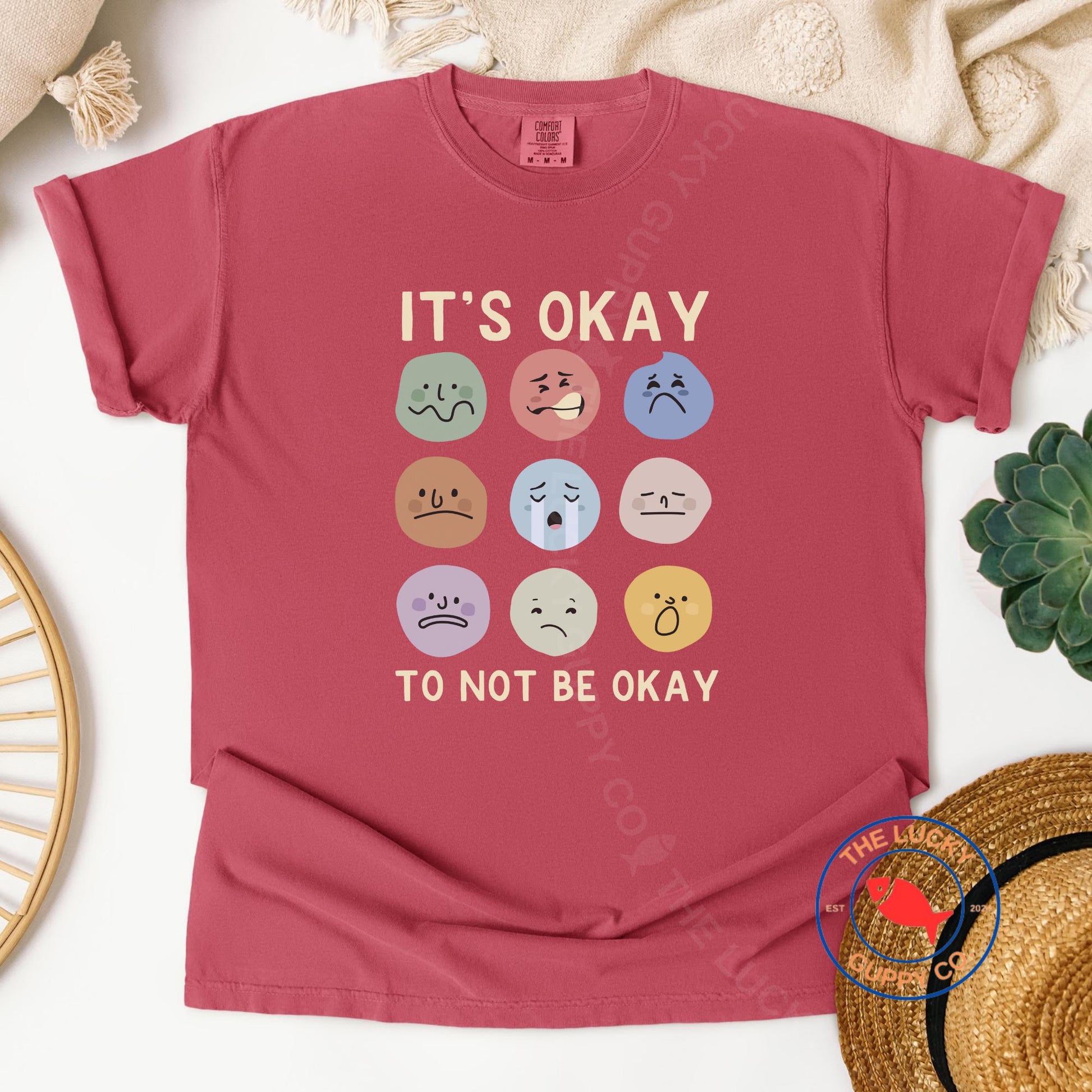 It's Okay to Not be Okay Unisex TShirt, It's Okay to Feel All the Feels, School Counselor TShirt, Back to School Teacher Tee, Welcome Kids