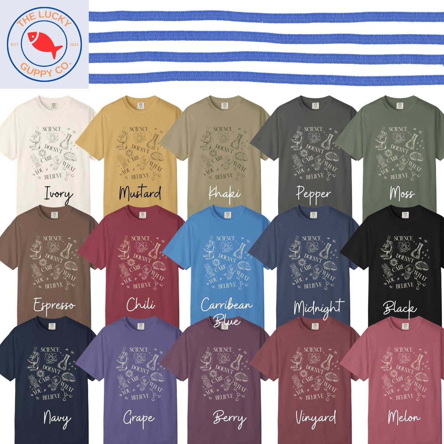 Science Doesn't Care What You Believe Unisex TShirt, In Science We Trust Shirt, Fund Science Not Conspiracies Tee, Vaccines Save Lives Sign