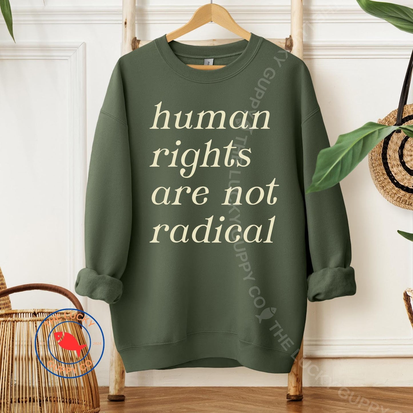 Human Rights are Not Radical Unisex Sweatshirt, Caring About Others is Not Political, Practice Radical Empathy, Big Fan of Equal Rights Tee