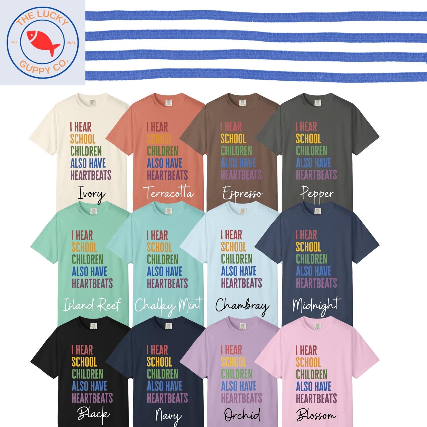 School Children Have Heartbeats Too Unisex TShirt, Moms Demand Action, Protect Kids not Guns, Liberal Pro Life TShirt, Ban Assault Rifles