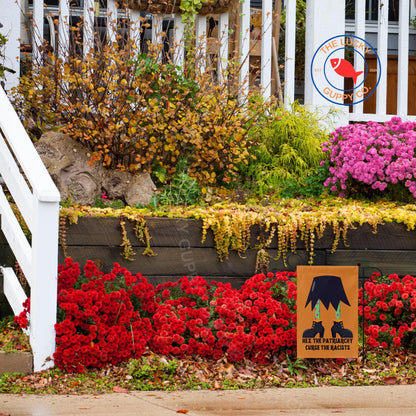 Hex the Patriarchy Halloween Flag: Defend Equality Yard Sign