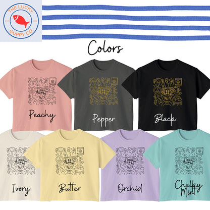 Disarm Hate Womens Boho Boxy T-Shirt, Protect Kids Not Guns, Moms for Sensible Gun Control, Ban Assault Rifles Not Books, End Violence Now