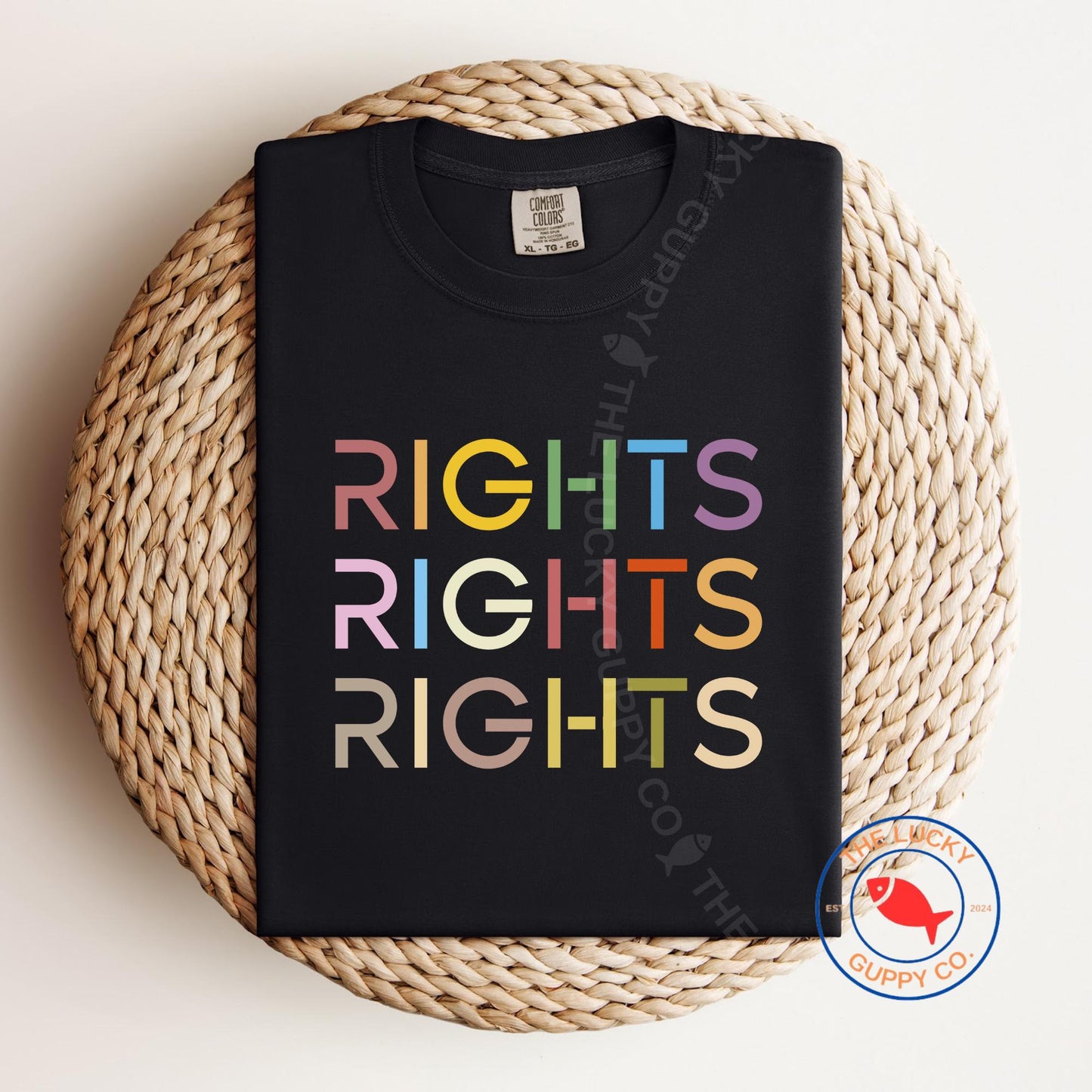 Rights Rights Rights Unisex T-Shirt, Support Neurodiversity, LGBTQ Pride Shirt, Protect the Dolls, Pro DEI Sweatshirt, Equality Hurts No One