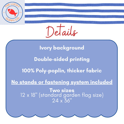 Compassion Garden Flag: Patriotic Liberal Yard Sign