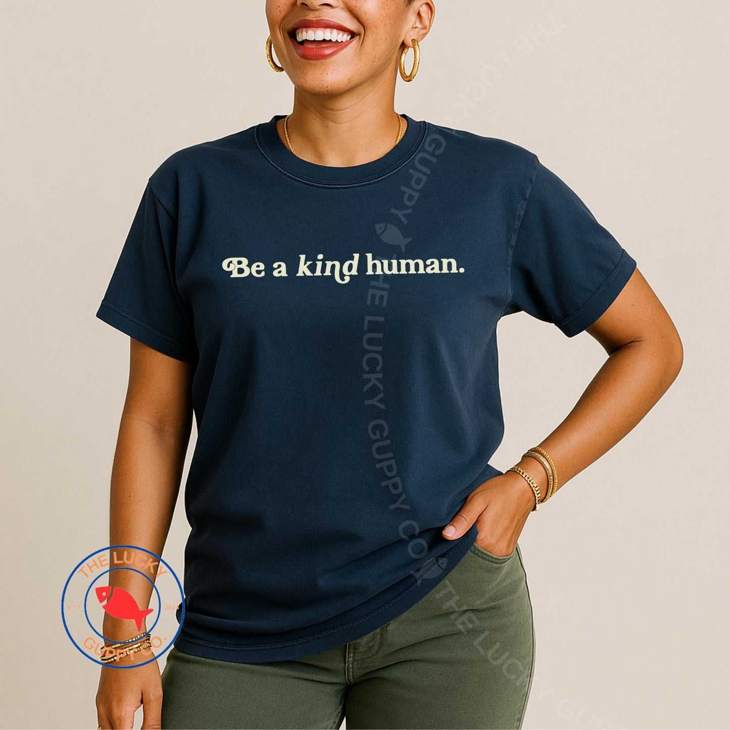 Be a Kind Human Minimalist Unisex T-Shirt, Big Fan of Human Rights, Practice Radical Empathy, Make America Kind Again, Just be Nice Dude
